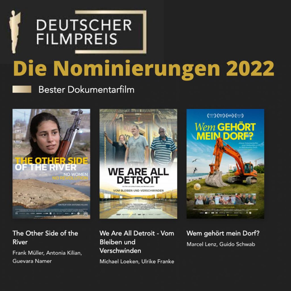 Beim Deutschen Filmpreis 2022 sind in der Kategorie 